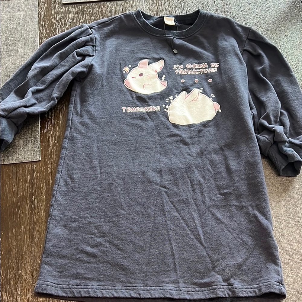 SHEIN X new dress navy blue